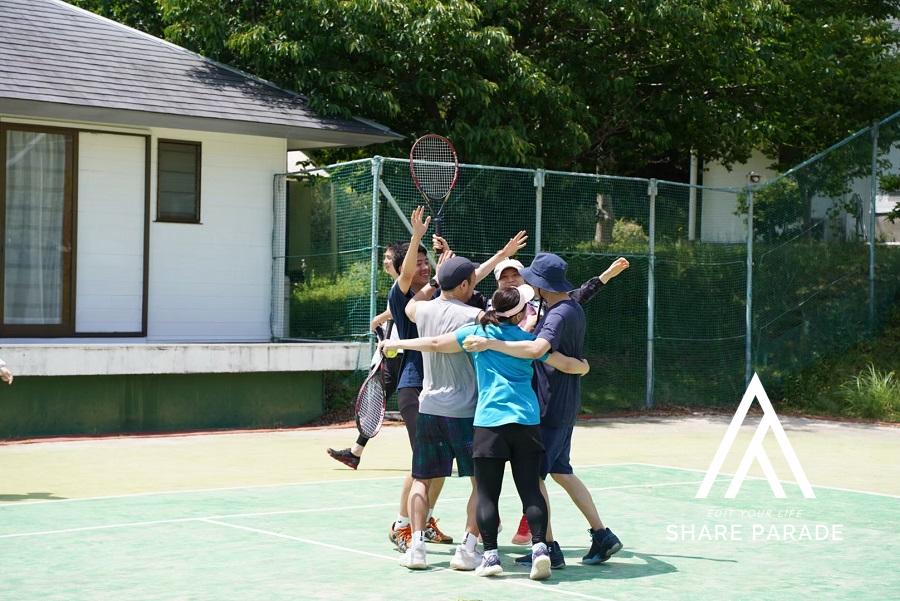 シェアハウスメンバーで大人なテニス合宿してみた。