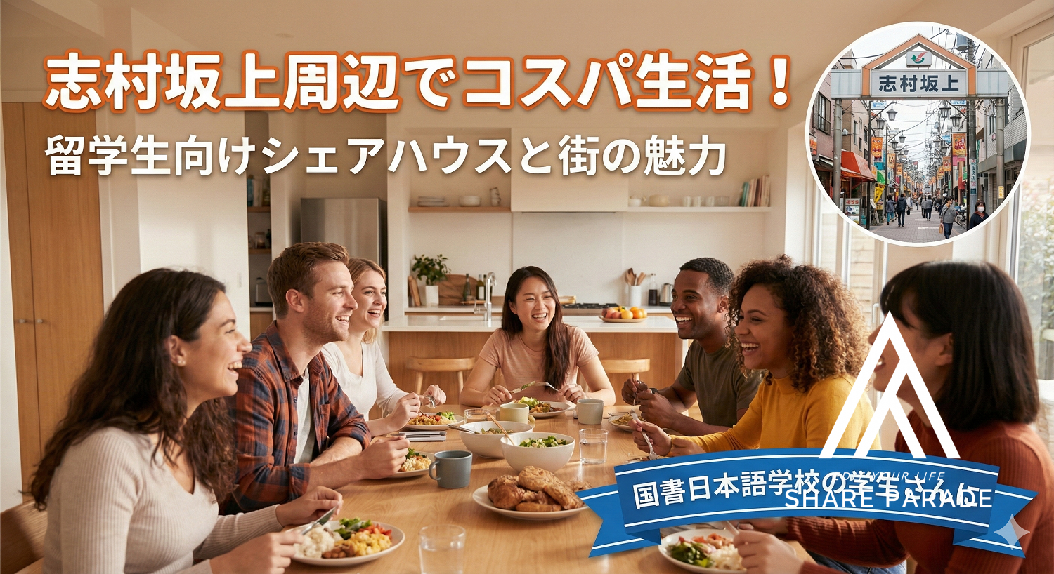 志村坂上周辺の日本語学校生におすすめ──“コスパ重視”で選ぶ留学生向けシェアハウスと街の雰囲気