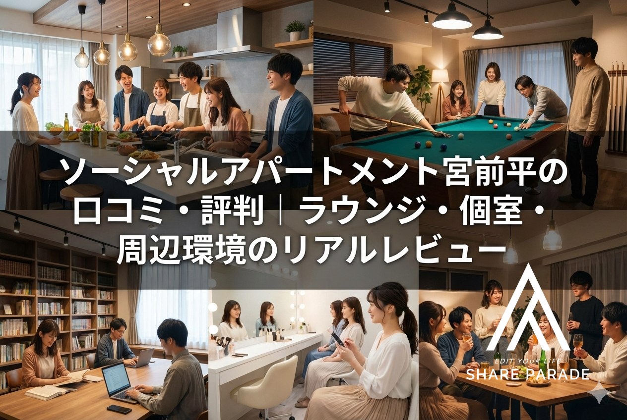 ソーシャルアパートメント宮前平の口コミ・評判｜ラウンジ・個室・周辺環境のリアルレビュー