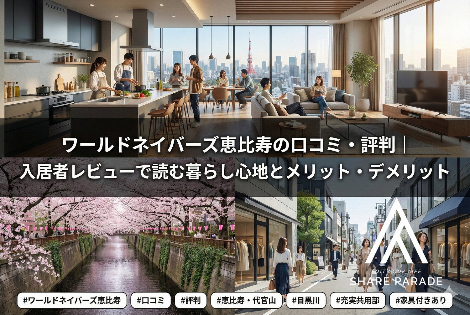 ワールドネイバーズ恵比寿の口コミ・評判｜入居者レビューで読む暮らし心地とメリット・デメリット