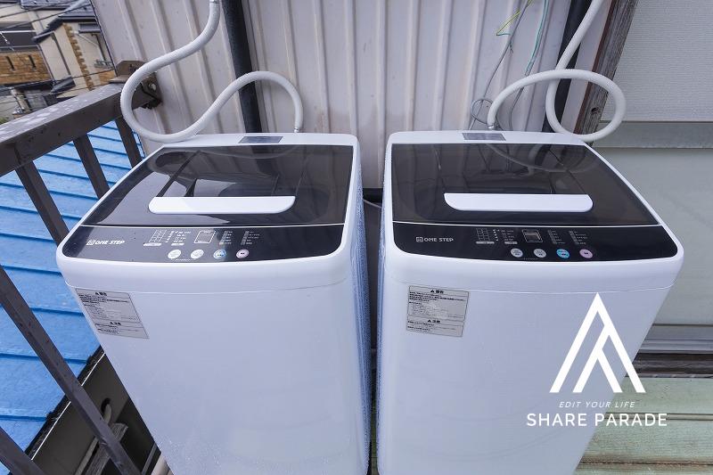 洗濯機２つ
